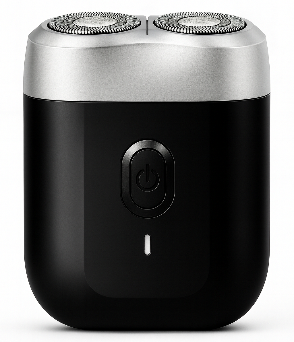 MiniShave — Rasoir de poche étanche, double tête flottante, USB-C 🔥