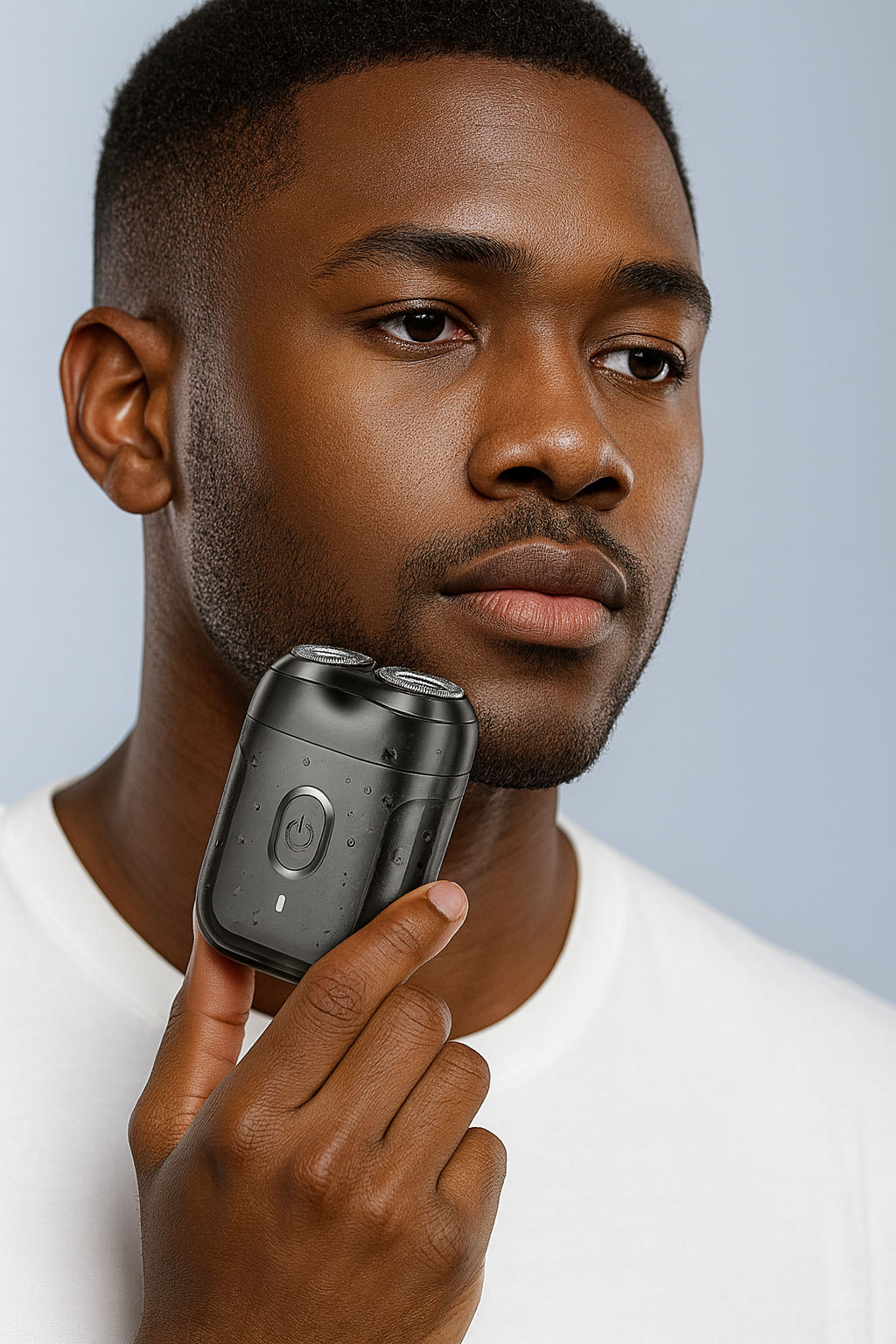 MiniShave — Rasoir de poche étanche, double tête flottante, USB-C 🔥