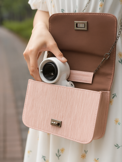 Mini Turbo — Ventilateur de poche turbo, Autonomie 10h, écran digital, pliable 180° 🌀💨