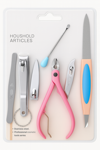 Kit De Pédicure Professionnel — Set inox complet, hygiène parfaite à la maison ✨