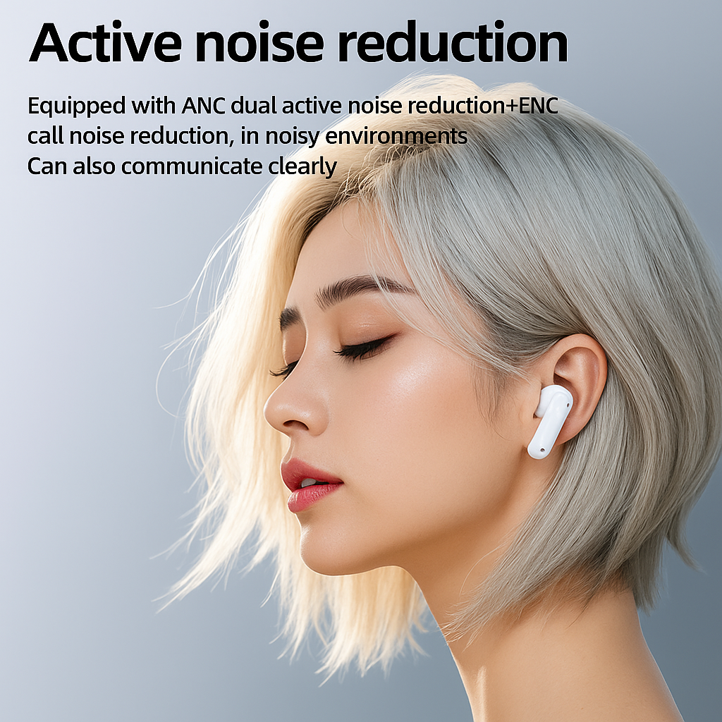 AirBeats — Écouteurs sans fil à boîtier écran tactile, réduction de bruit & Hi-Fi 🎧