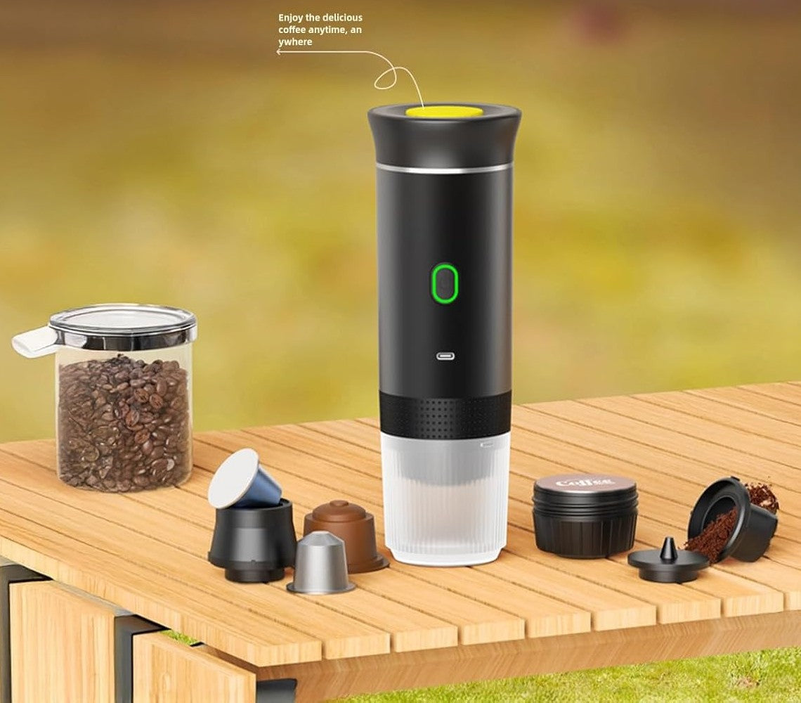 Nomadpresso — Machine à Café Portable 3-en-1 ☕️🚐