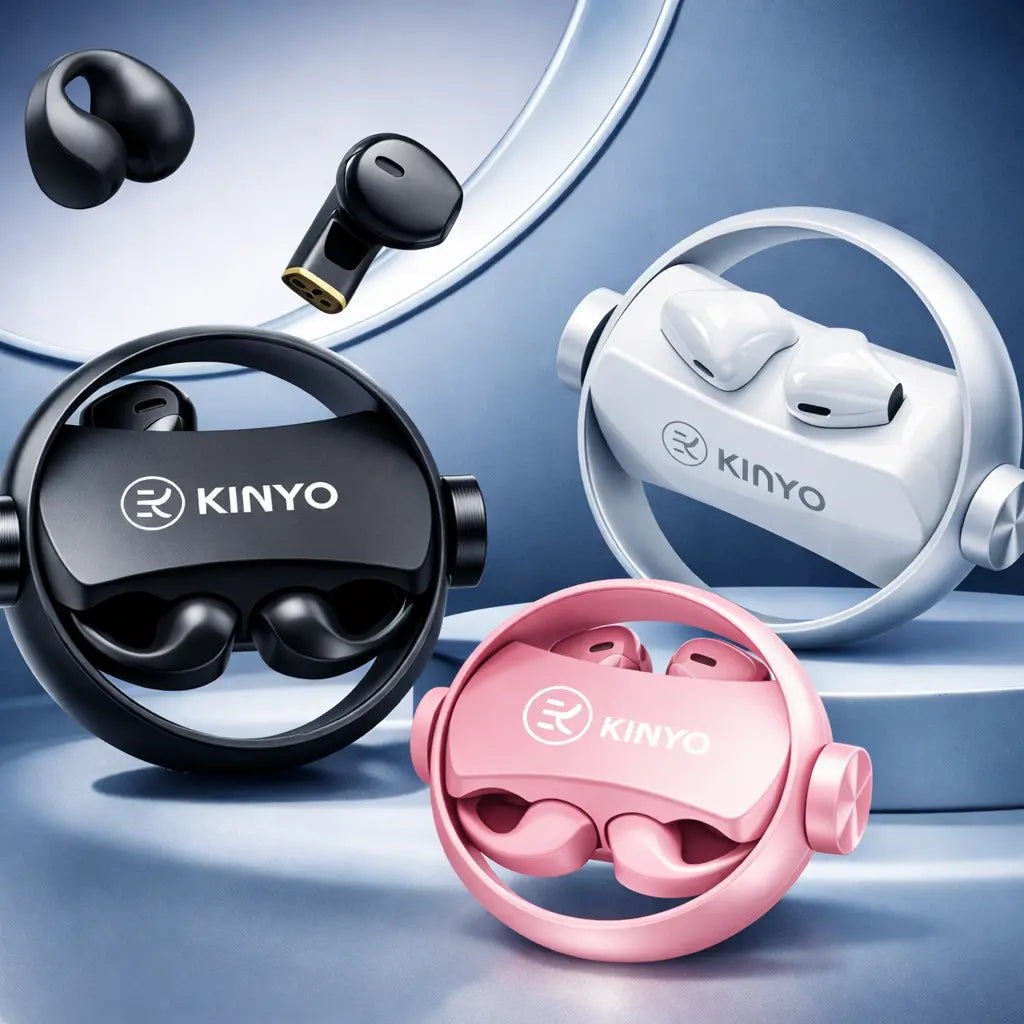Écouteurs Sans Fil Bluetooth 6.0 — 2-en-1 Open-Ear Clip + In-Ear 🎧⚡