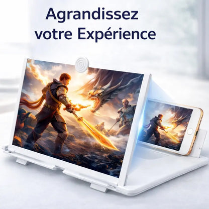 Amplificateur d’écran 16 pouces | Loupe 3D HD | Lentille Fresnel | Pliable & portable 📱🔍