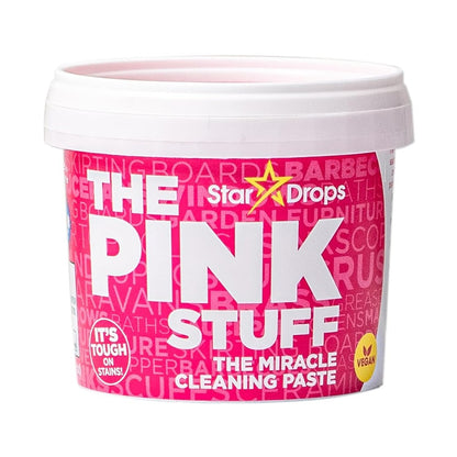 PINKSTUFF — Pâte nettoyante miracle, Grand format 500 g, vegan, parfum rhubarbe 🧼✨