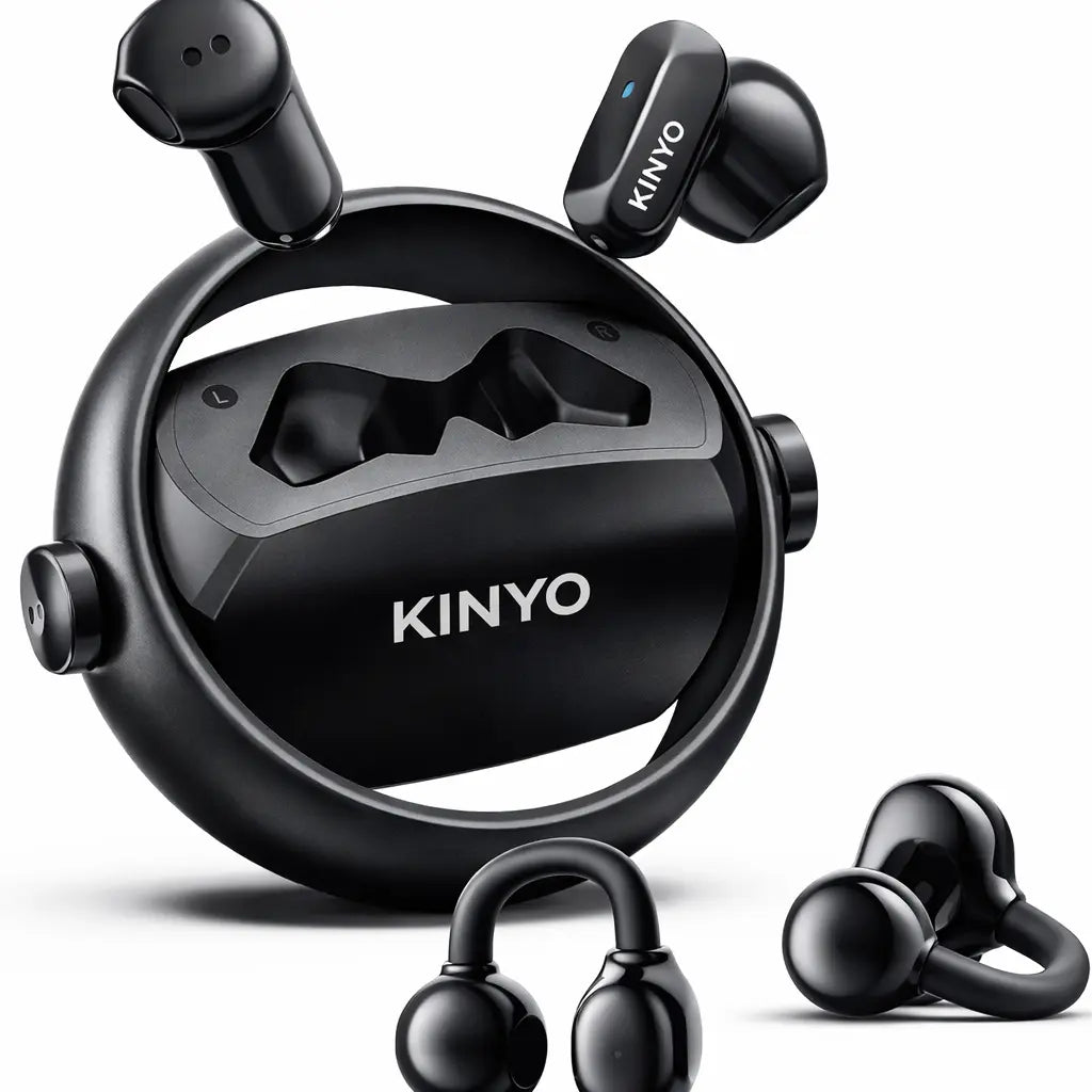 Écouteurs Sans Fil Bluetooth 6.0 — 2-en-1 Open-Ear Clip + In-Ear 🎧⚡