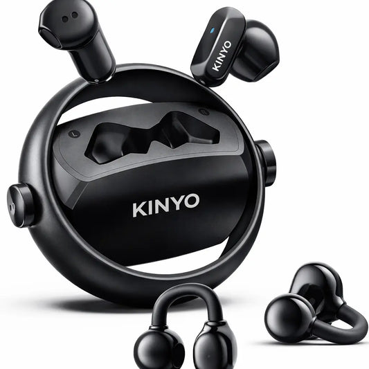 Écouteurs Sans Fil Bluetooth 6.0 — 2-en-1 Open-Ear Clip + In-Ear 🎧⚡