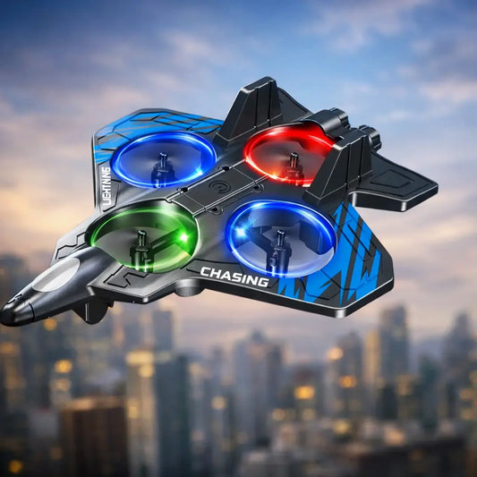 Drone Avion Télécommandé LED — Vol stationnaire | Flips 3D | 2,4 GHz ✈️🚀