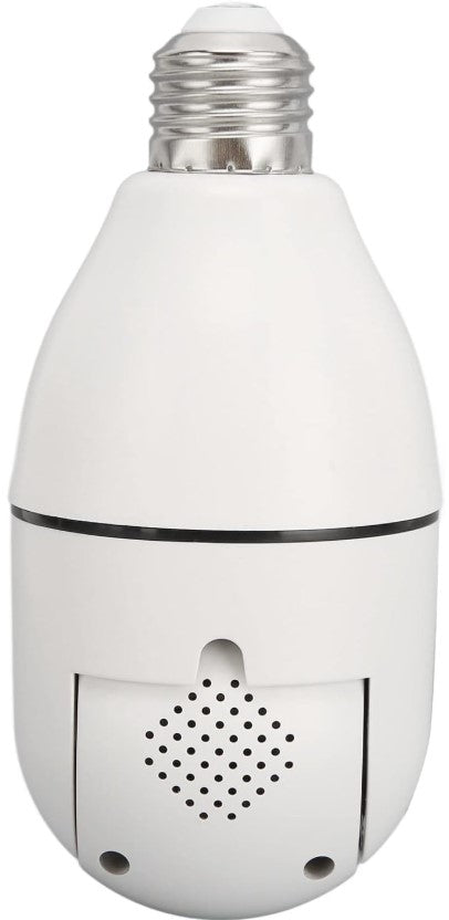 WiFiCam360 — Caméra ampoule Wi-Fi HD 1080P (3MP), 360°, vision nocturne couleur, alarme lumineuse & sonore 💡📸