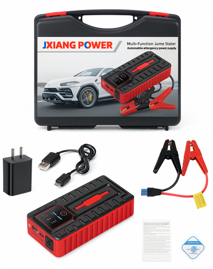 PowerBoost — Démarreur 12 V 7000A, power bank 48 800 mAh, valise 🚗⚡