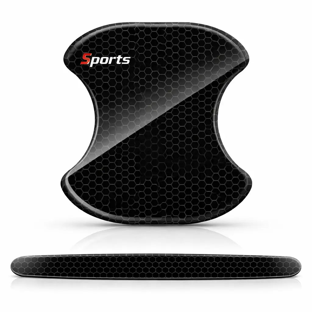 Protections Poignées de Porte Voiture  | Effet fibre de carbone 🚗✨