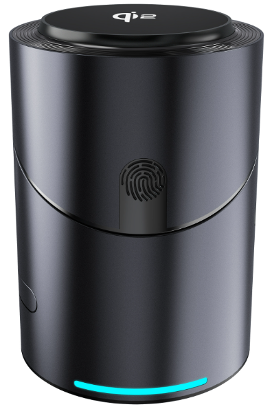 Orbit-Charge — Station 3-en-1 Qi2 auto-rotative pour smartphone, montre & écouteurs ⚡🔄📱⌚️🎧