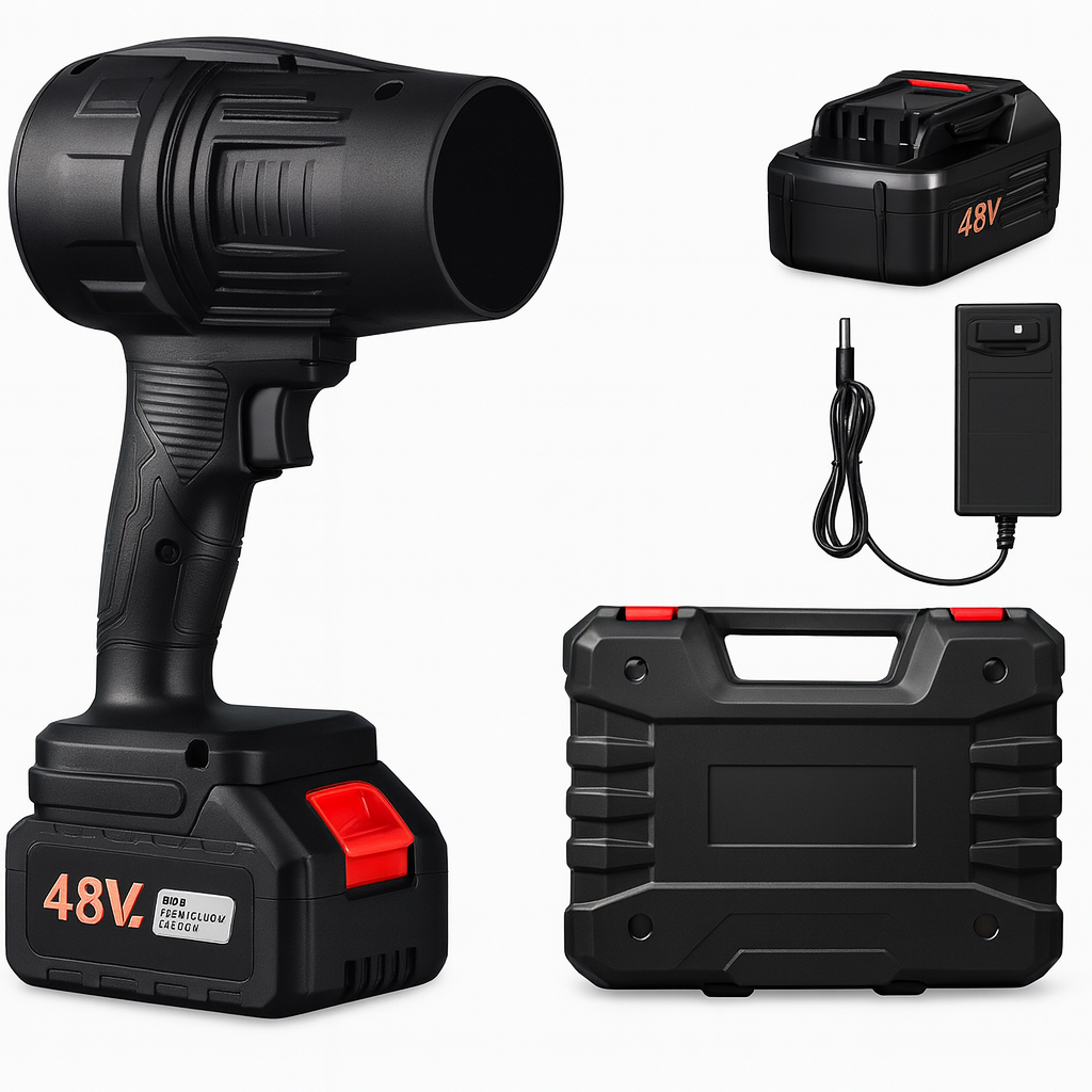 JetClean — Souffleur turbo sans-fil, puissant & polyvalent 💨 + mallette professionnelle + batterie supplémentaire