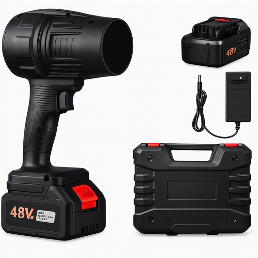 JetClean — Souffleur turbo sans-fil, puissant & polyvalent 💨 + mallette professionnelle + batterie supplémentaire