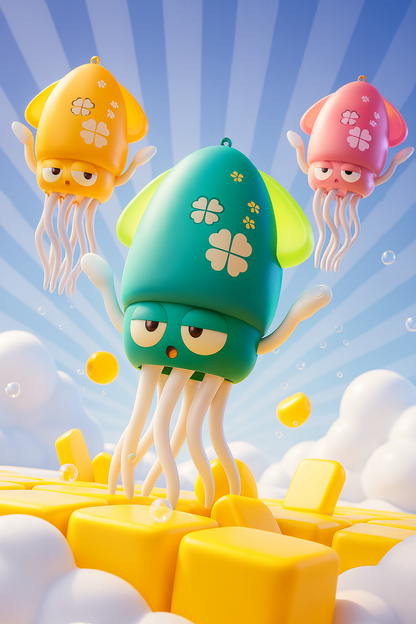 OctoFun — Poulpe dansant & rampant, LED multicolores + musique 🐙🎶