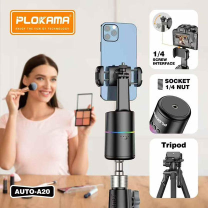 🎥🤳Smart Shooting Gimbal 360° Auto-Tracking