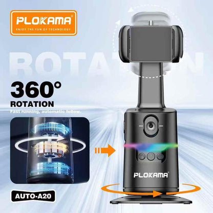 🎥🤳Smart Shooting Gimbal 360° Auto-Tracking