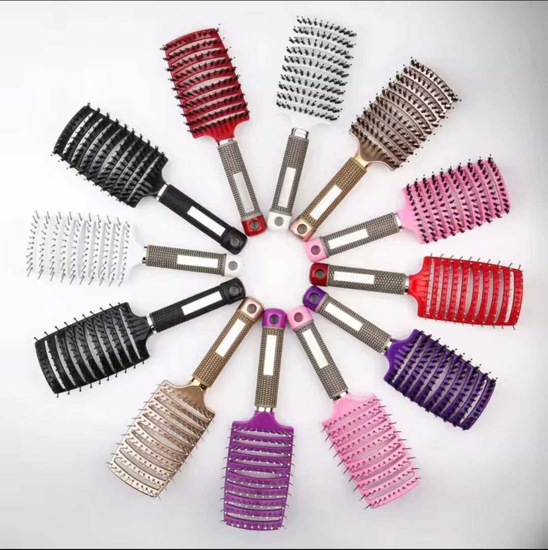 🌟✨ Brosse à Cheveux d’Évent Incurvée