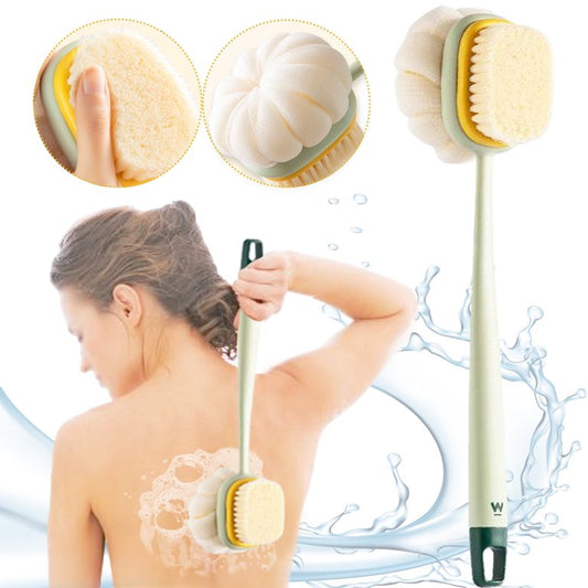 🚿✨ Brosse Longue Double-Face 🌸🚿