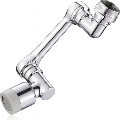 Lot de 2 FluxFlex — Tête de robinet rotative 1080°, 2 modes, anti-éclaboussures 💧
