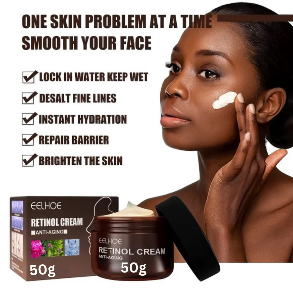 🧴 Crème au Rétinol grand format 50g - Anti-Âge – Anti-Rides –  Fermeté et Éclat — 🎁 Promos 1 acheté = 1 Offert