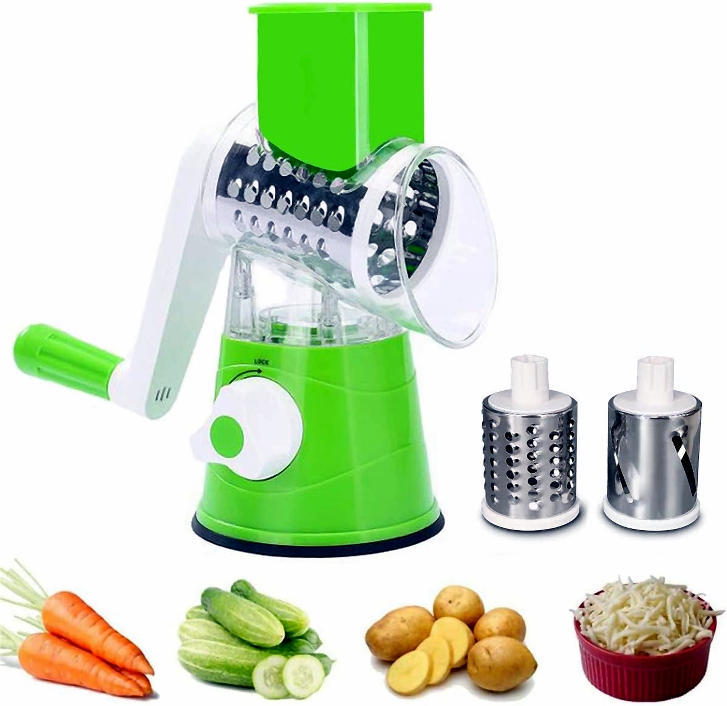 CoupChef — Coupe-légumes 3 lames inox, râpe à fromage 🥕🧀