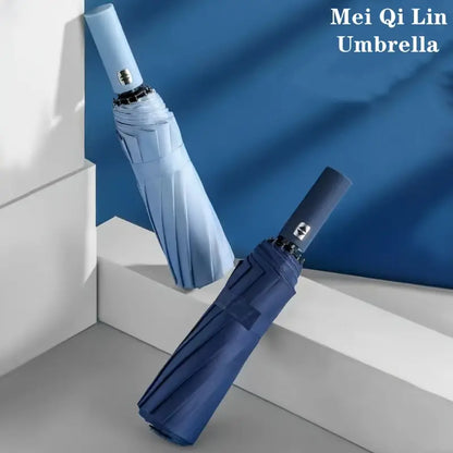 Parapluie Pliant Coupe-Vent Anti-UV Imperméable — Grand, Coloré, Durable — Idéal pour la météo de Conakry ☔🌧️