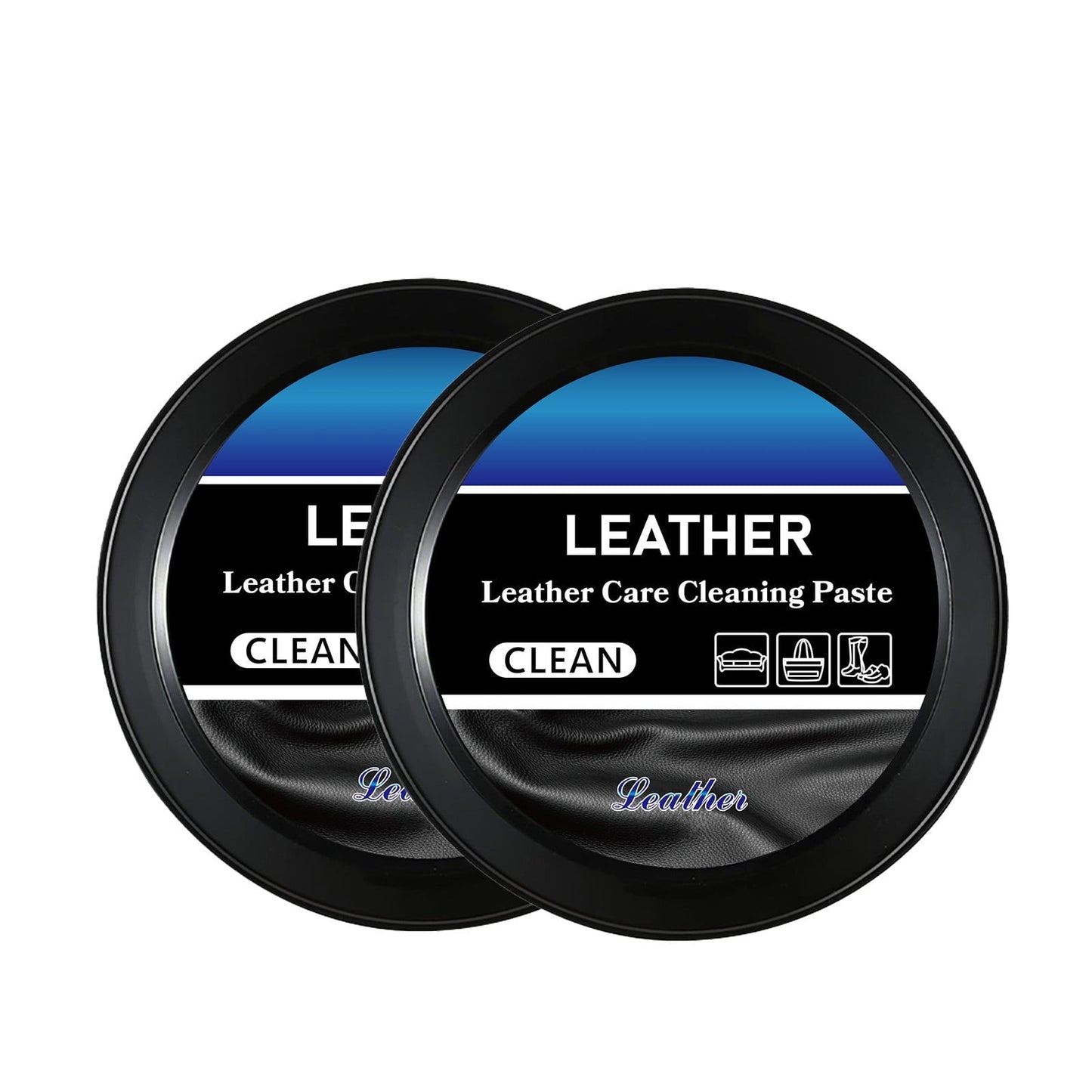 🧼✨ Lot de 2 Pâte Nettoyante Cuir 👞 & Tissus Multi-Usage 🛋️ – Lot de 2 (2 pièces pour 1 prix) – Sièges Auto, Canapé, Intérieur de Voiture & Plus ✨🚗