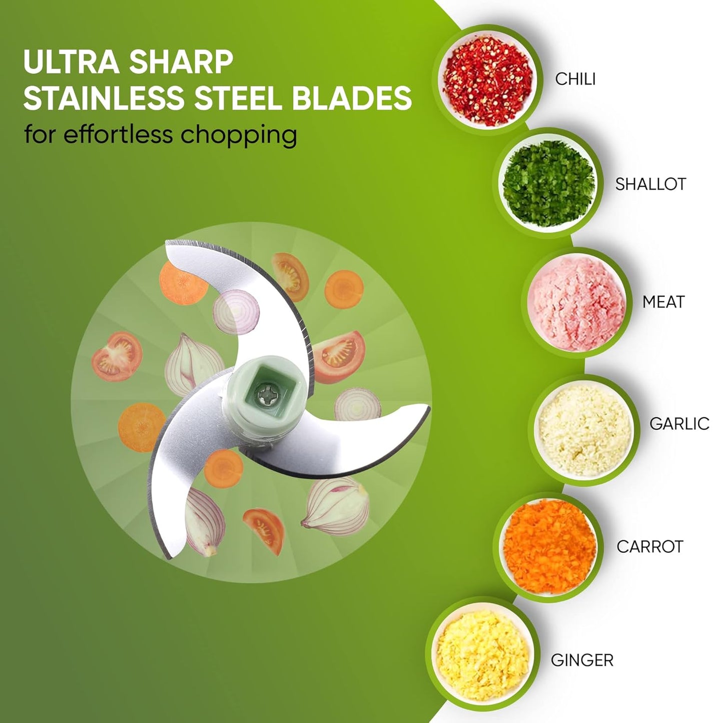 🥩🔪 Hachoir Multifonction Manuel – Viande, Légumes, Tranchage & Découpe Rotative 🥕🍏