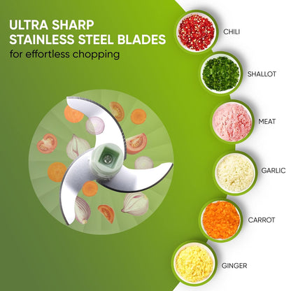 🥩🔪 Hachoir Multifonction Manuel – Viande, Légumes, Tranchage & Découpe Rotative 🥕🍏