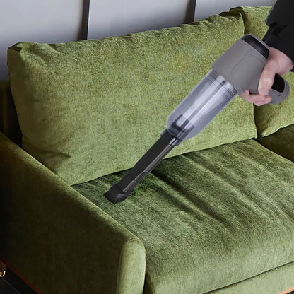 🚗🏠 Aspirateur sans fil Automobile & Maison — Mini aspirateur portatif 120 W, 5000 Pa, USB rechargeable, léger, sec & humide, brosse 2-en-1