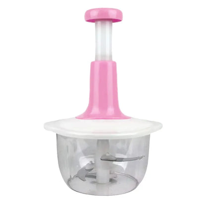 🥩🔪 Hachoir Multifonction Manuel – Viande, Légumes, Tranchage & Découpe Rotative 🥕🍏