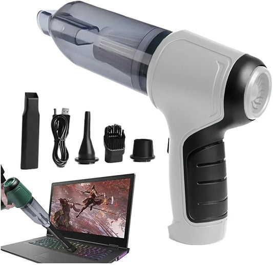 🚗🏠 Aspirateur sans fil Automobile & Maison — Mini aspirateur portatif 120 W, 5000 Pa, USB rechargeable, léger, sec & humide, brosse 2-en-1