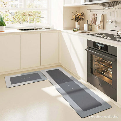 🧼🛡️ Tapis de Cuisine & Douche Antidérapant Long – Super Absorbant, Anti-huile, Imperméable &  Anti-casse de vaisselle  – Séchage Rapide