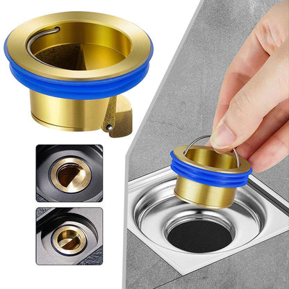 🚿🛡️ Clapet anti-retour pour douche, toilette & drain de sol — Anti-odeurs, Anti-insectes & Anti-rats 🐀 | laiton durable, débit rapide, démontage facile —  PROMO : achetez 1, 2 offerts