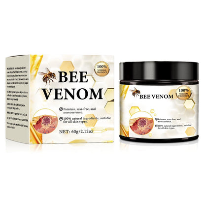 🍯🐝 Crème de Soin au Venin d’Abeille – Traitement Naturel des Verrues, Acrochordons, Imperfections Cutanées & Régénération de la Peau ✨🌿