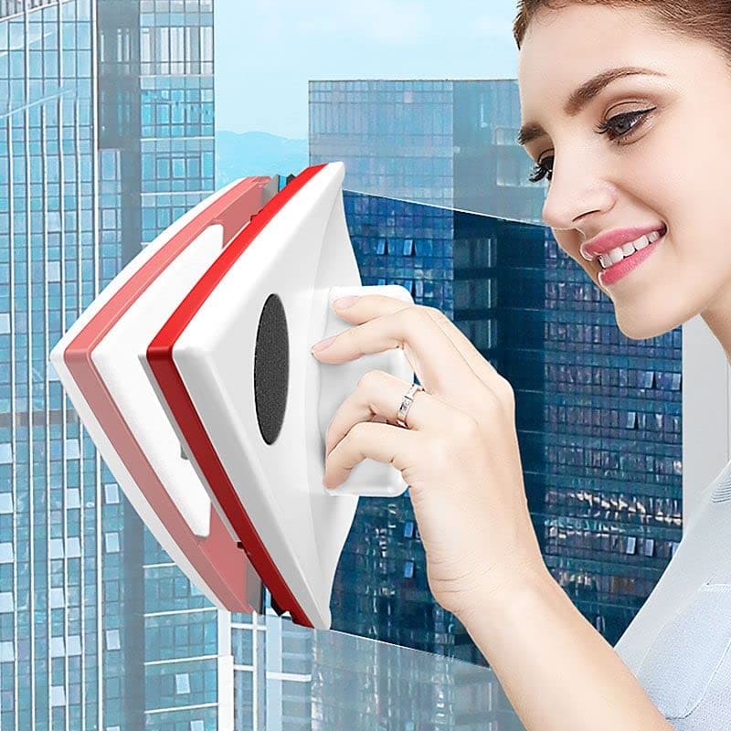 ✨ Balai Magnétique Double-Face 🧽🧲 – Nettoyez vos vitres des deux côtés en un seul geste
